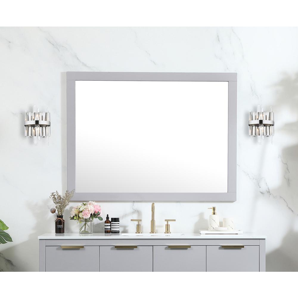 Serena 8 inch crystal bath sconce in chrome. Picture 6