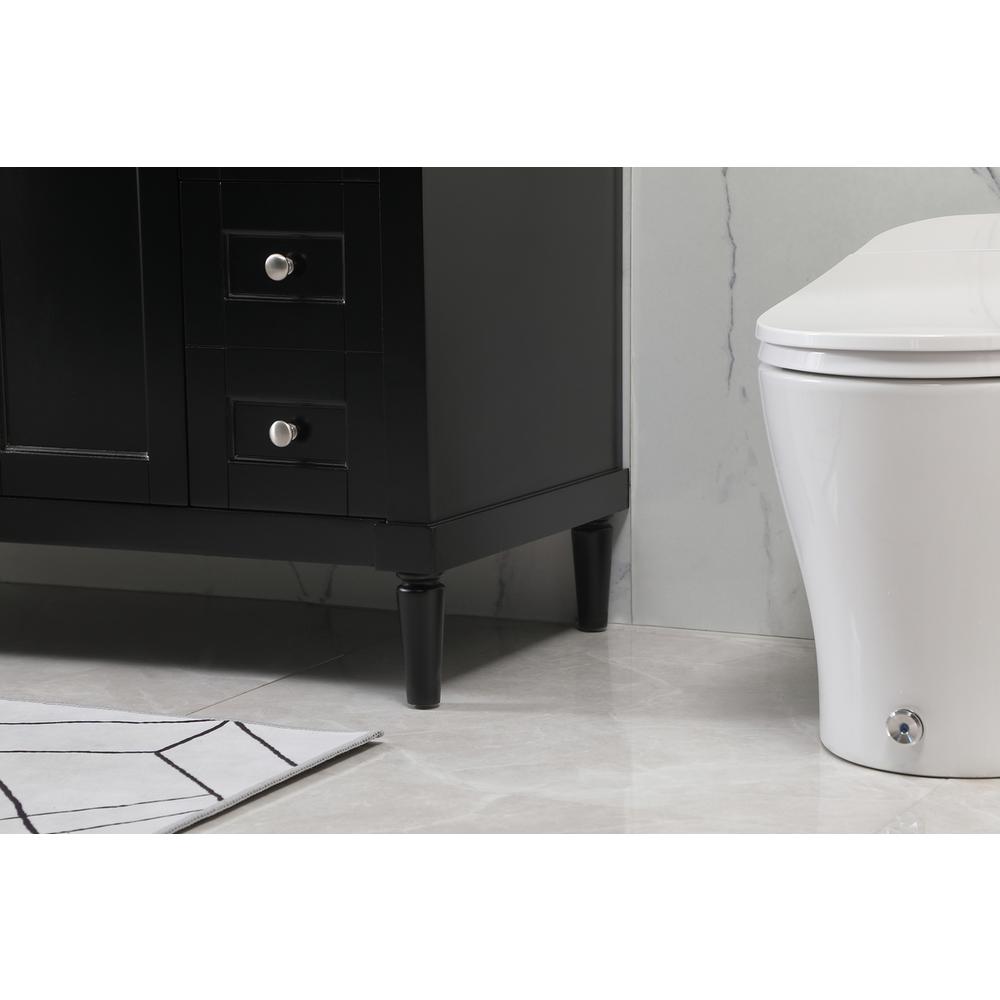 48 inch Single bathroom vanity in black. Picture 6