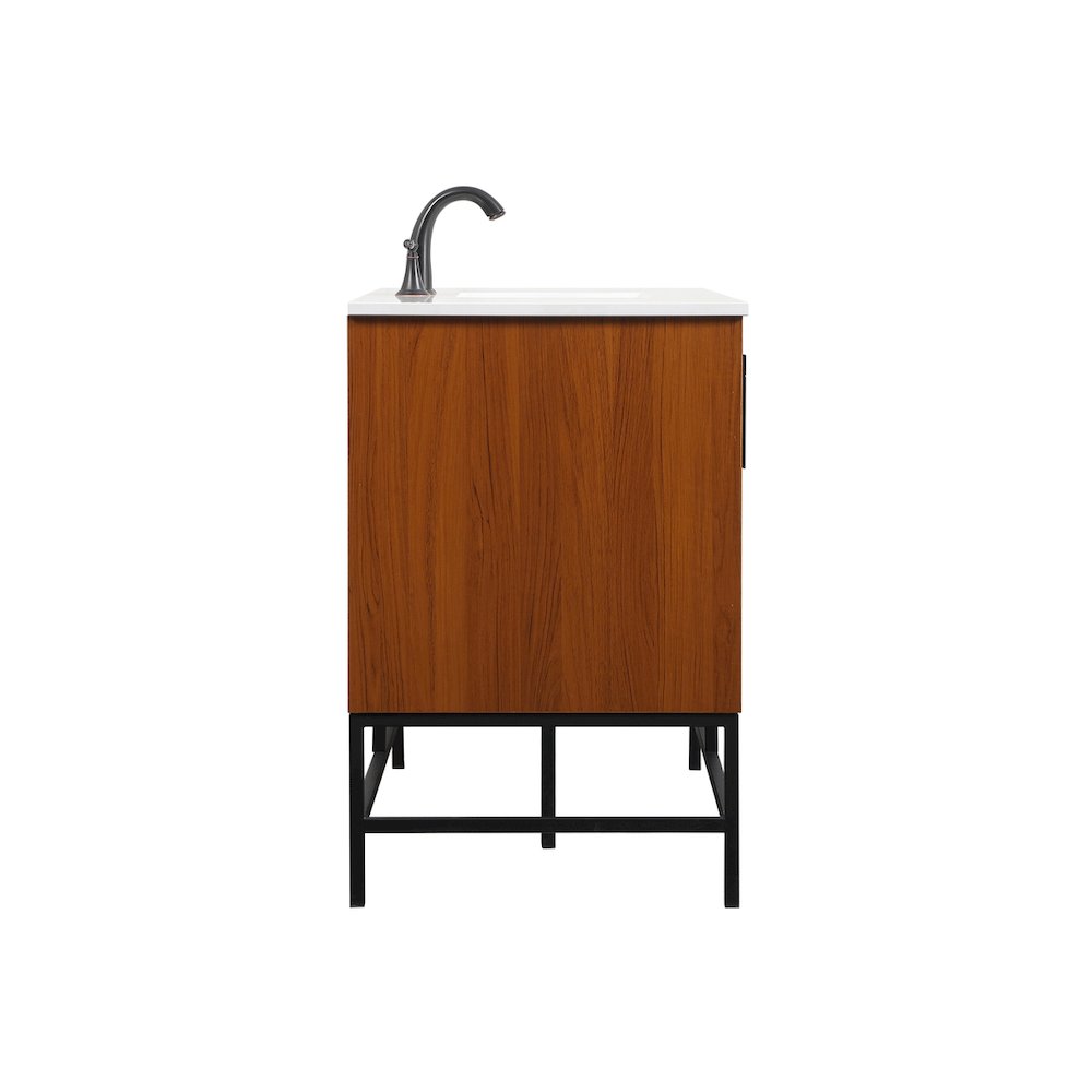 48 Inch Single Bathroom Vanity In Teak. Picture 15
