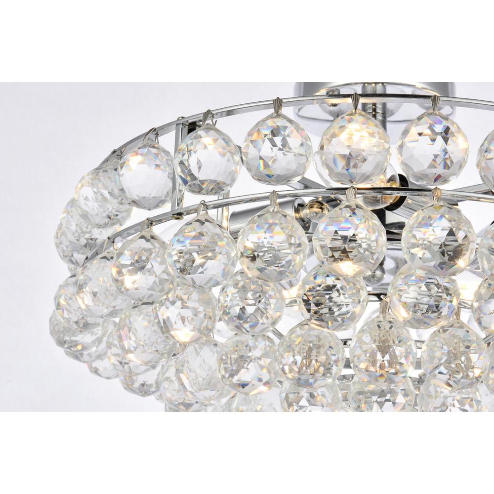 Savannah 18 inch flush mount in chrome. Picture 4