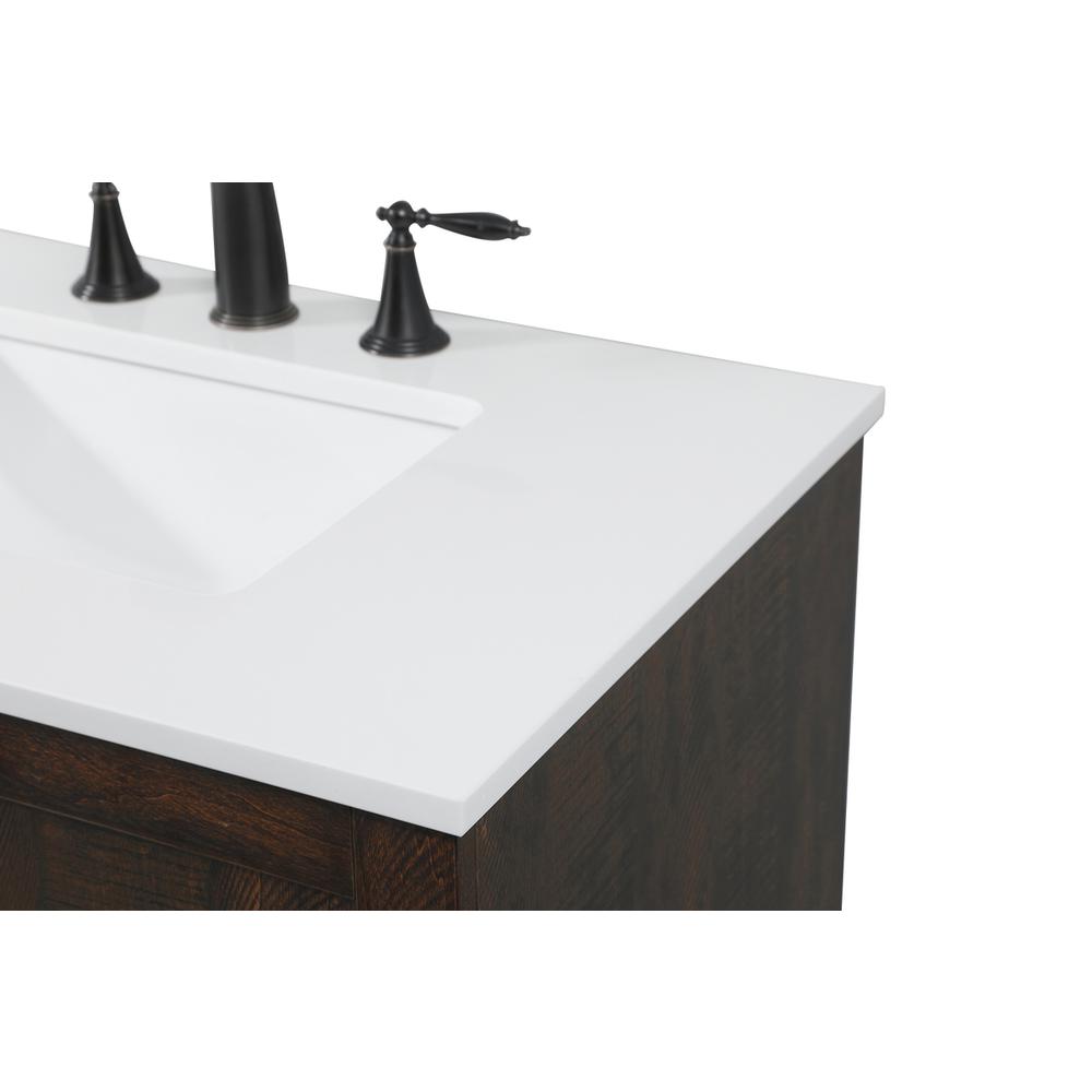 30 inch Single bathroom vanity in expresso. Picture 11