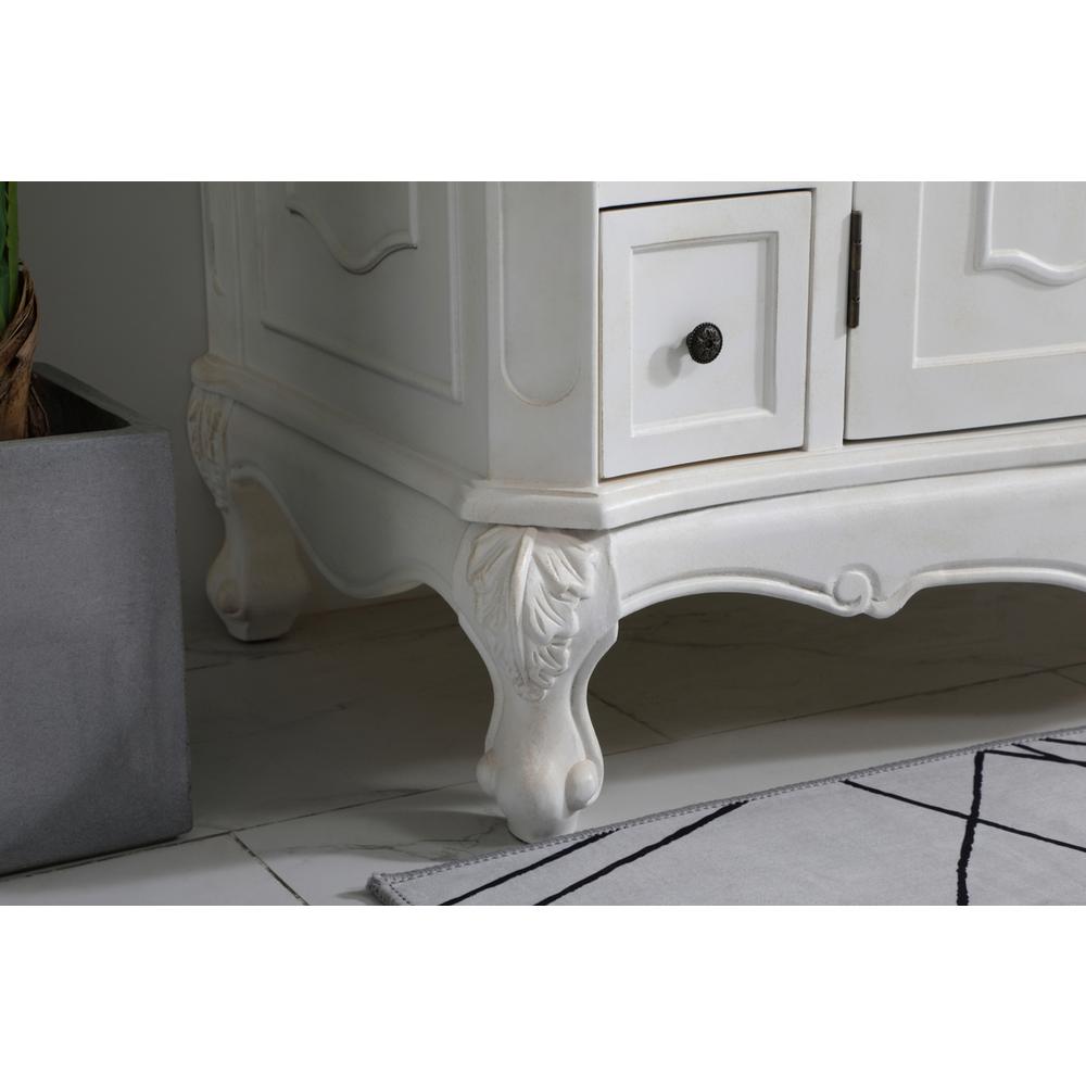 42 inch Single Bathroom vanity in Antique White. Picture 5