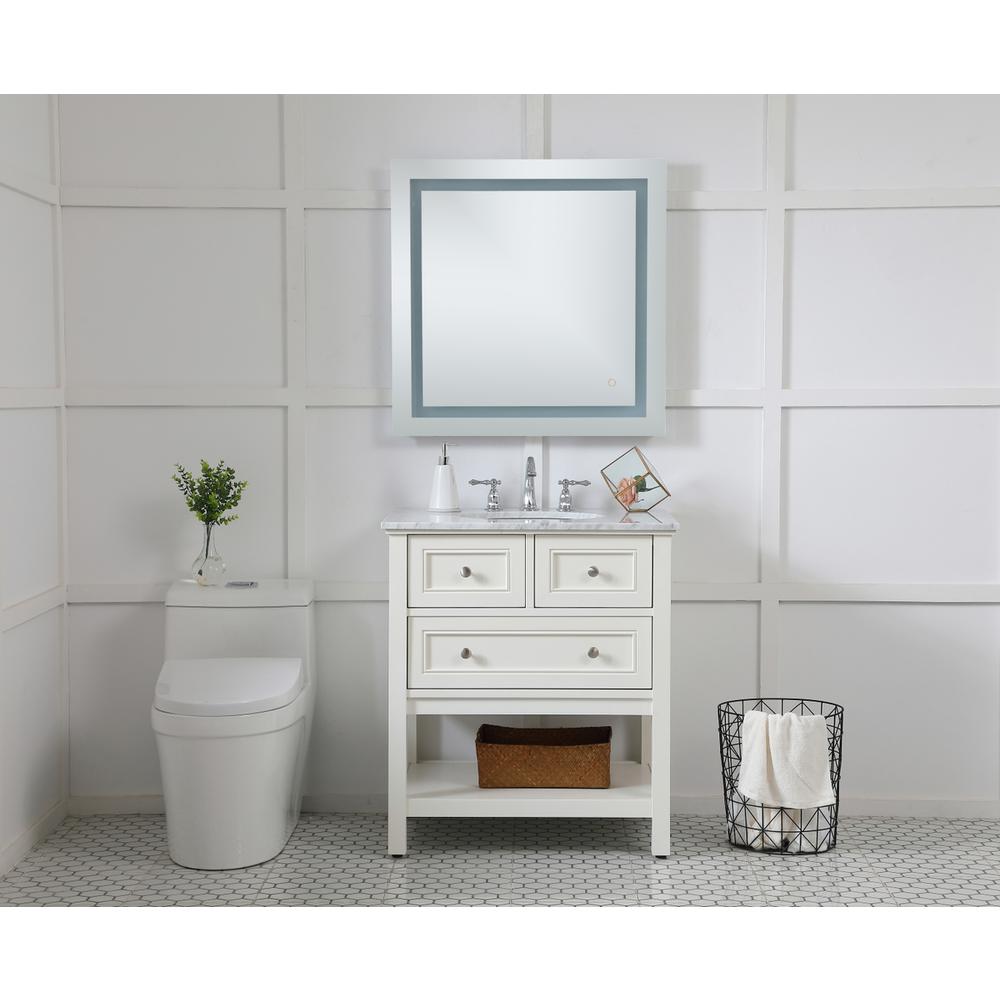 Helios 30in x 30in Hardwired LED mirror. Picture 8