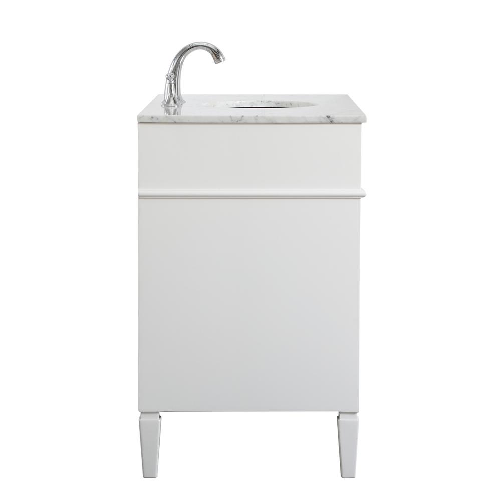 42 inch Single bathroom vanity in white. Picture 11