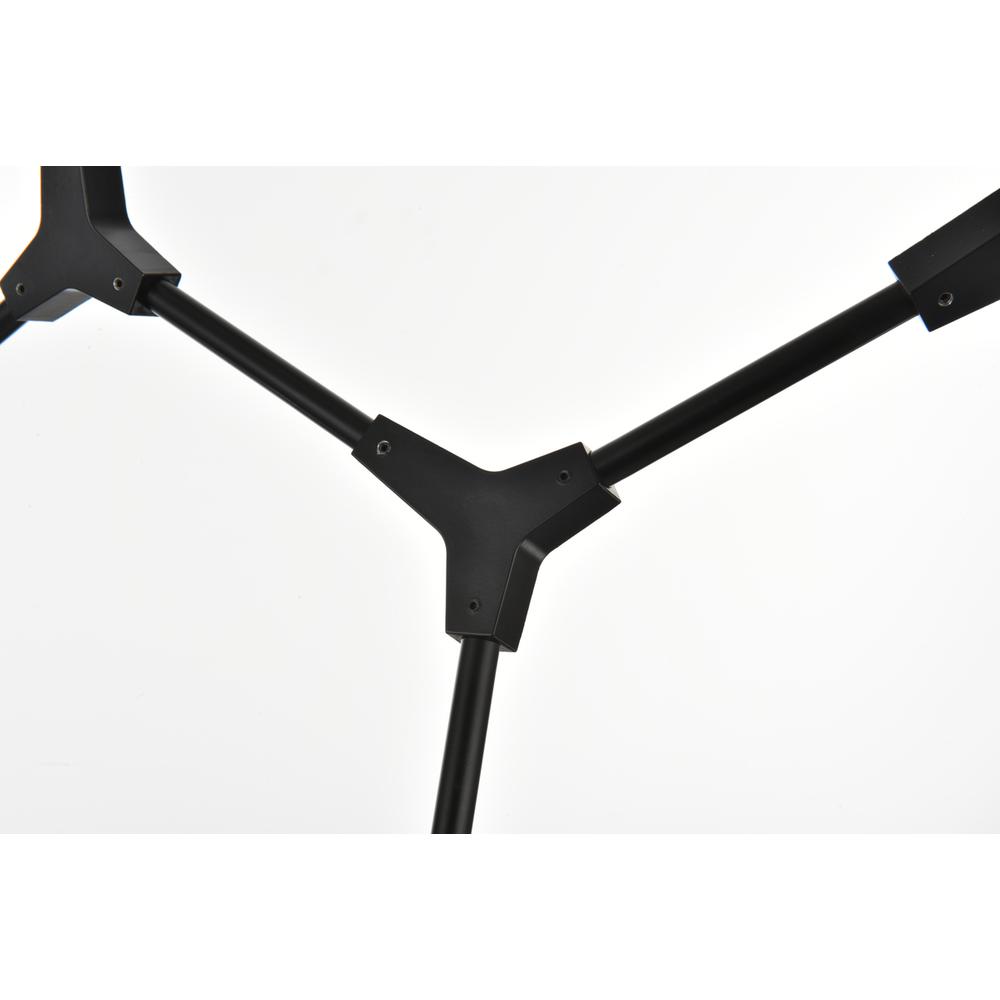 Cavoli 49 inch Chandelier in Black. Picture 5