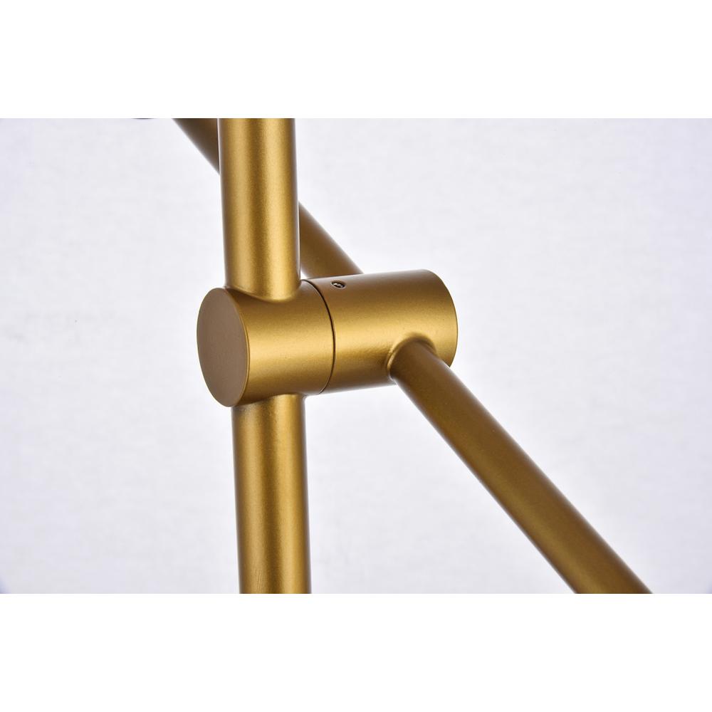 Axel 6 Lights Brass Pendant. Picture 4