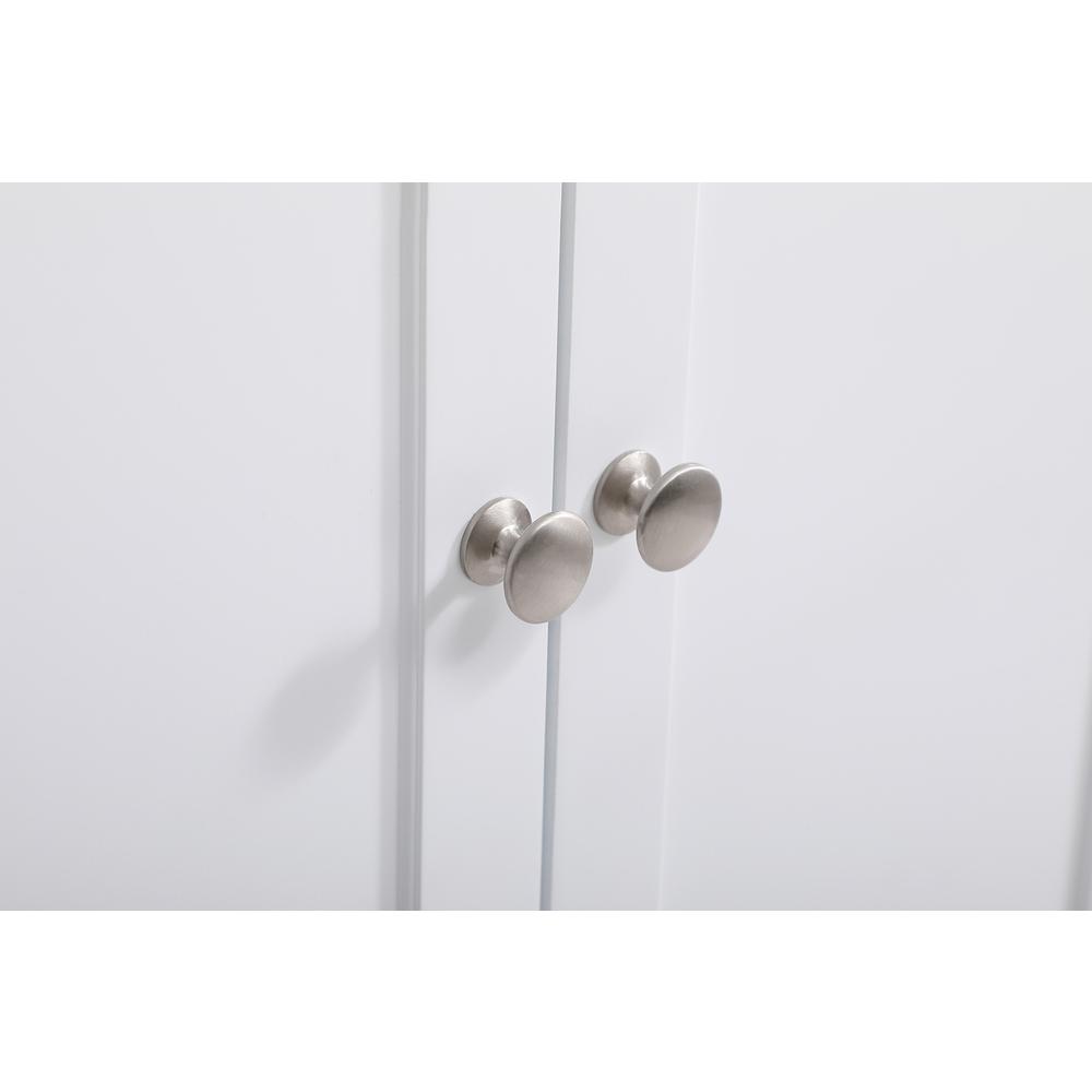 42 inch Single Bathroom Vanity set in White. Picture 13
