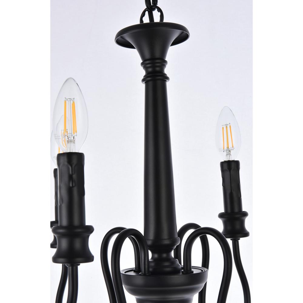 Flynx 4 lights pendant in black. Picture 4
