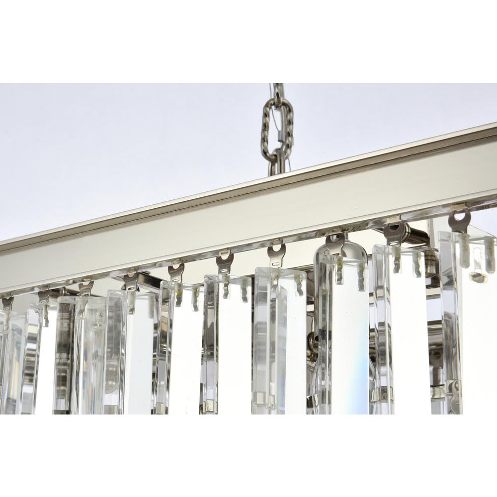 Sydney 12 light polished nickel Chandelier Clear Royal Cut Crystal. Picture 5