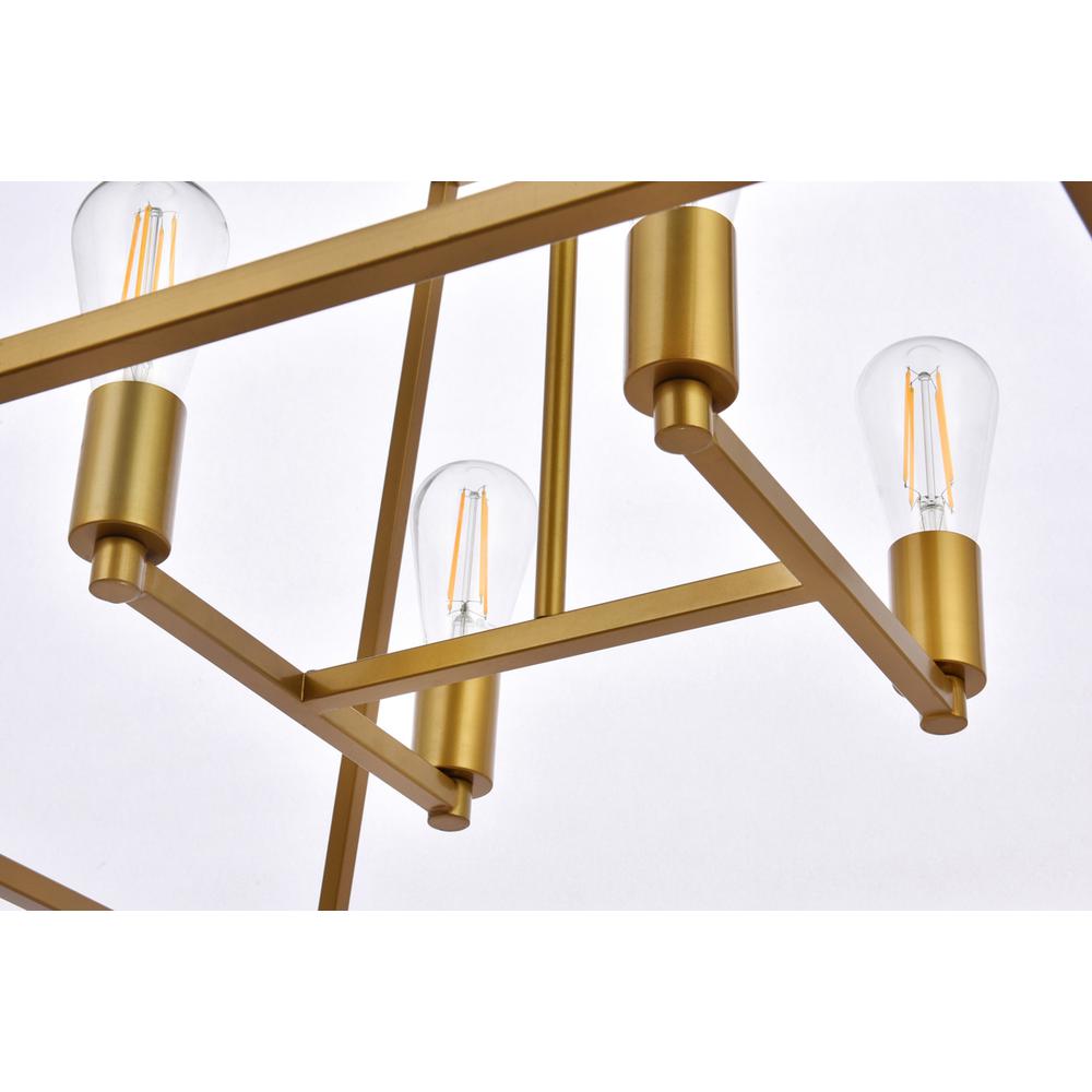 Declan 24 inch pendant in brass. Picture 3