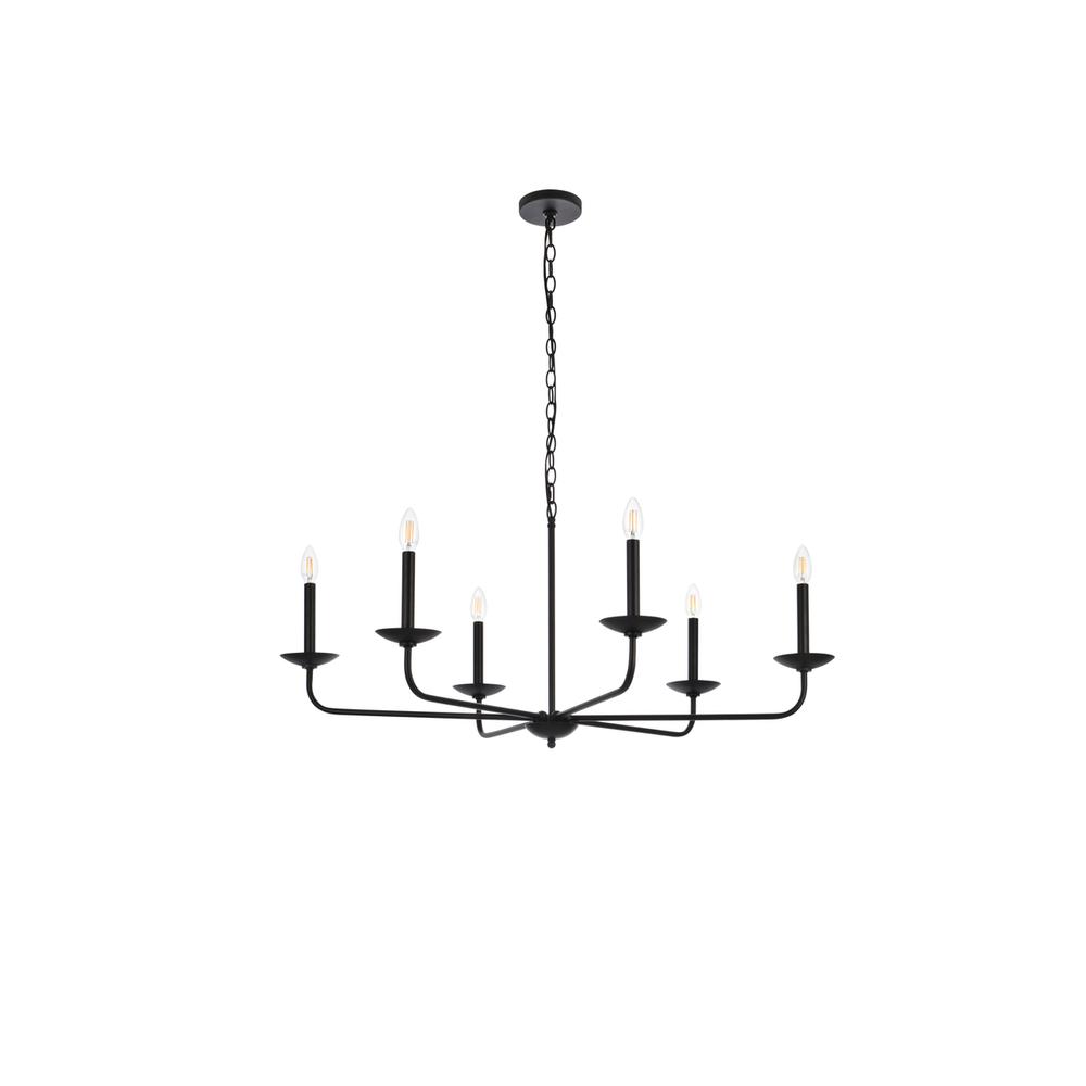 Cohen 42 inch pendant in black. Picture 6