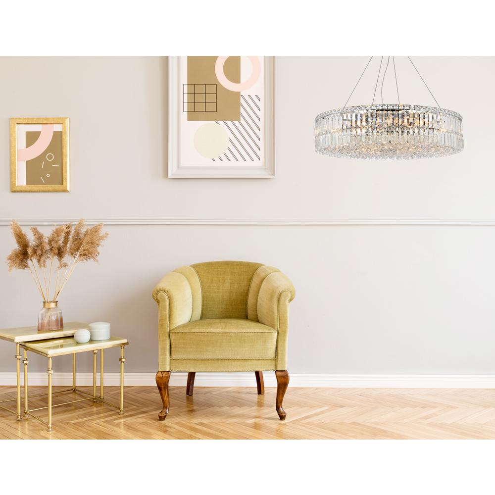 Maxime 18 light Chrome Chandelier Clear Royal Cut Crystal. Picture 8