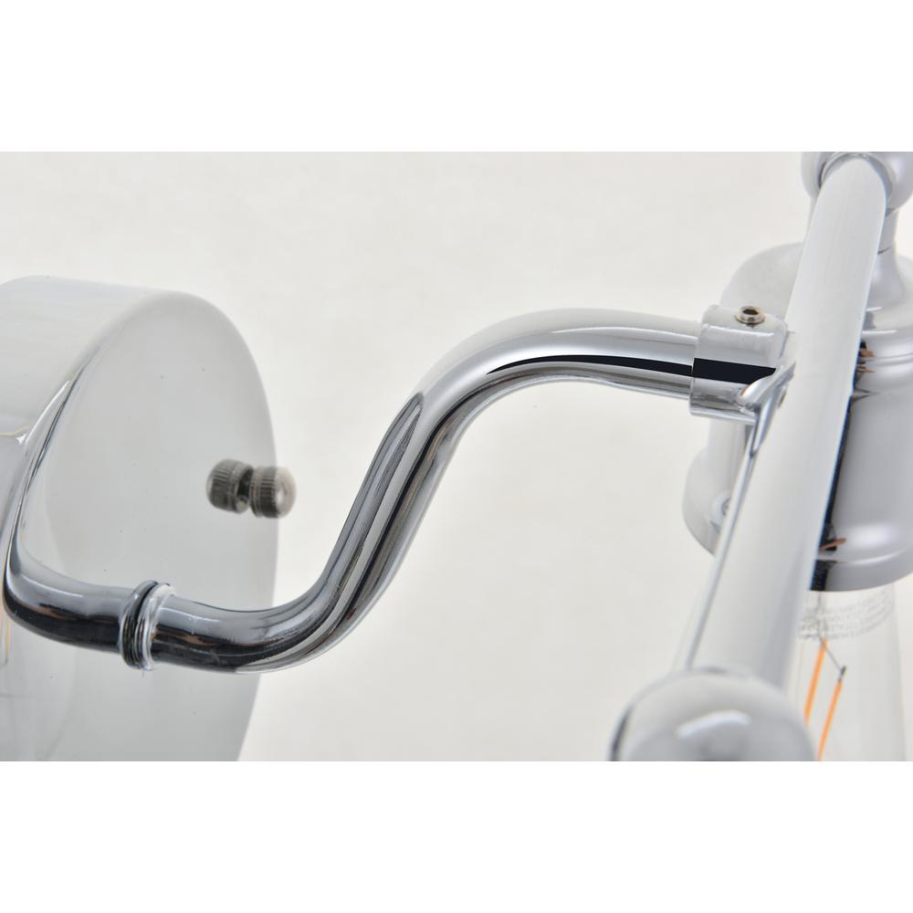 Serif 2 light chrome Wall Sconce. Picture 11