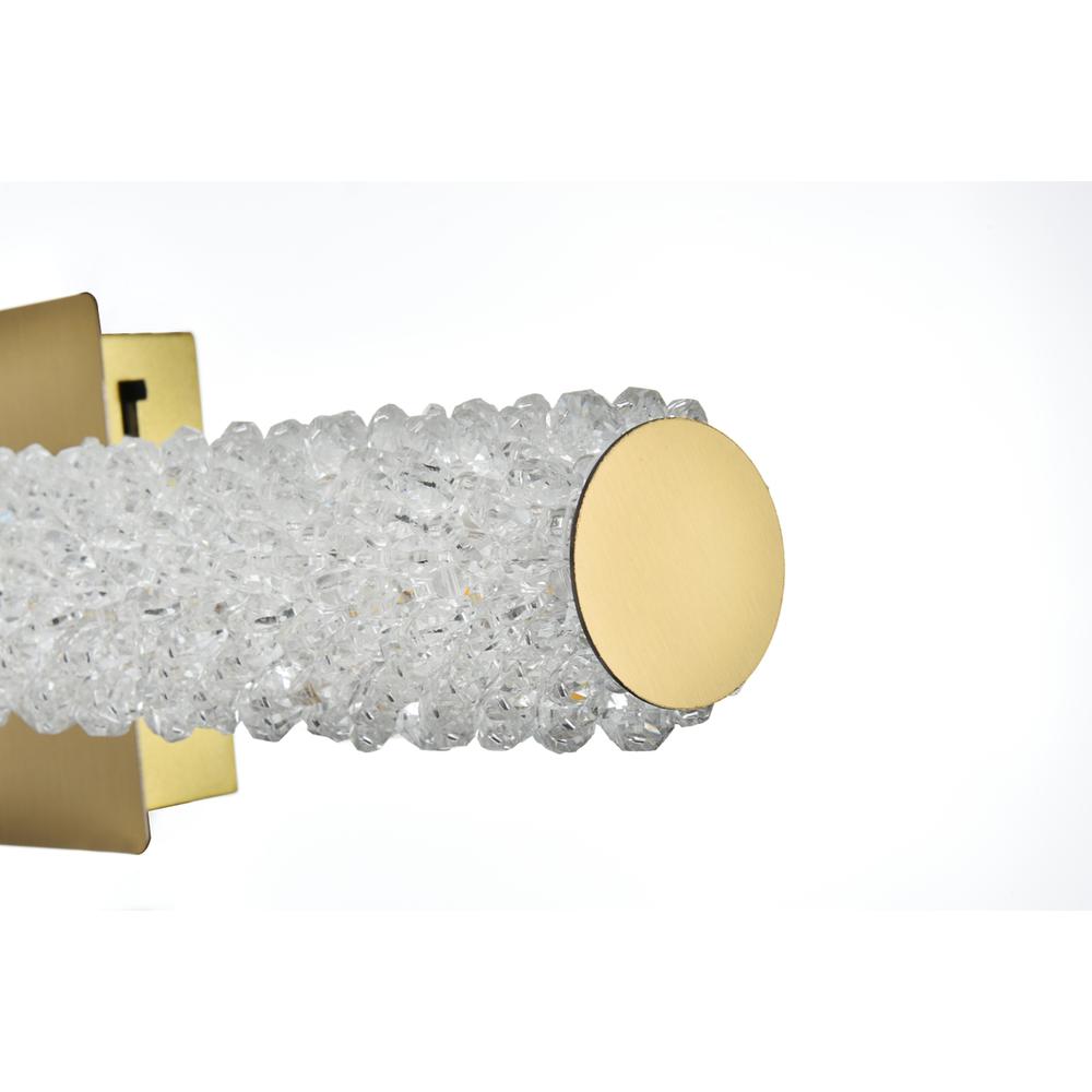 Bowen 24 inch Adjustable LED Wall Sconce in Satin Gold. Picture 6