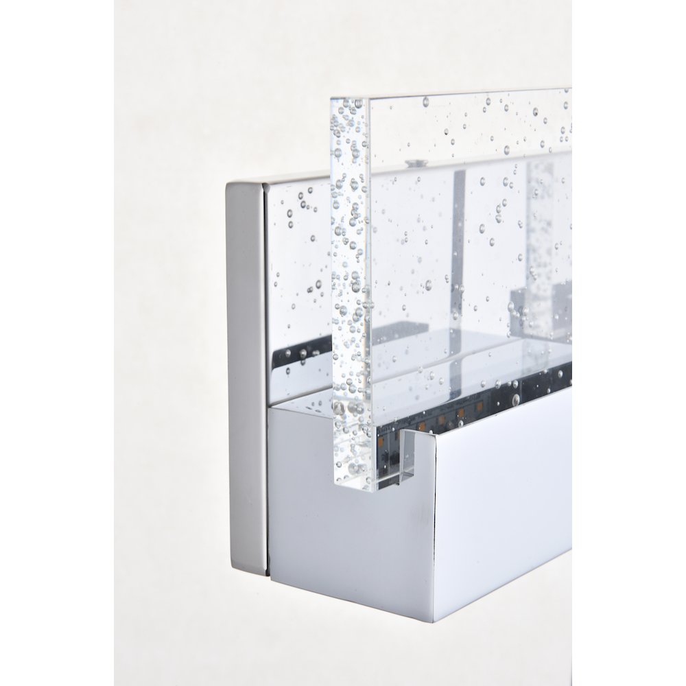 Pollux 3 Light Chrome Led Wall Sconce. Picture 13