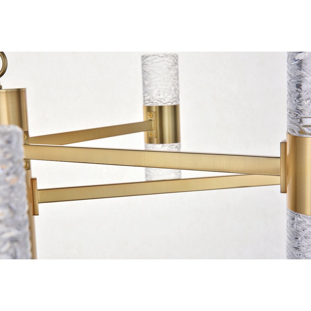 Vega 17 Light Gold Led Pendant. Picture 10