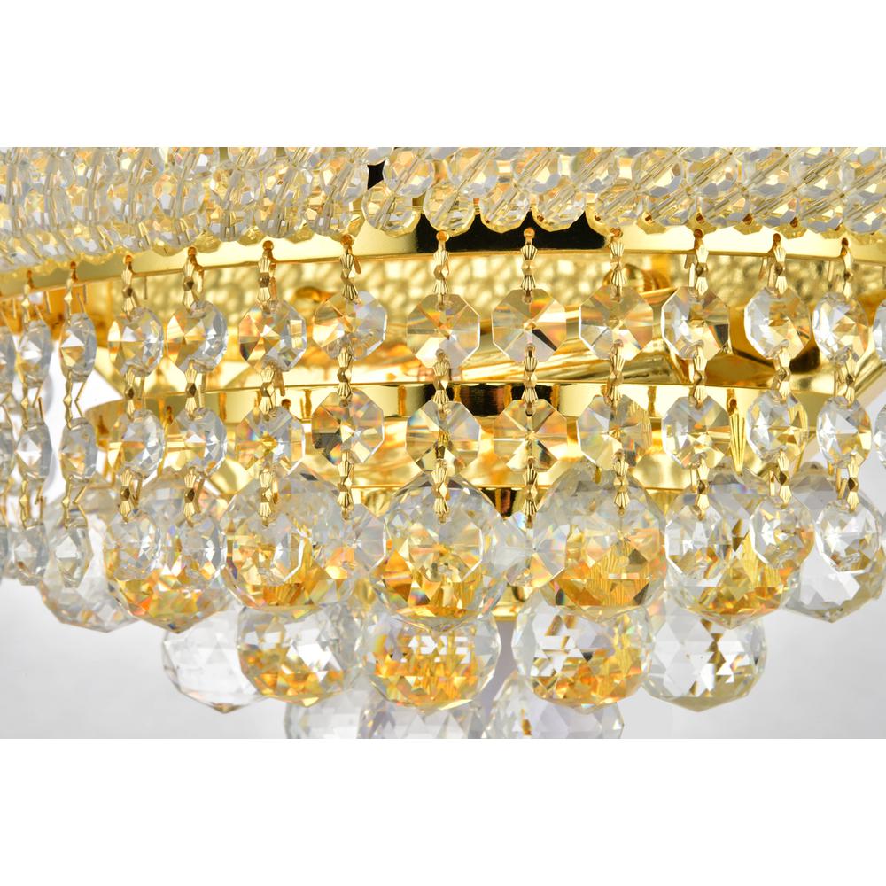 Primo 2 light Gold Wall Sconce Clear Royal Cut Crystal. Picture 3