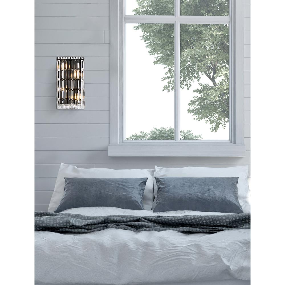 Maxime 8 Inch Black Wall Sconce. Picture 6