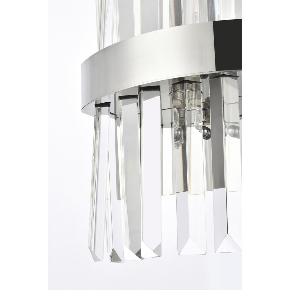 Serephina 8 inch crystal bath sconce in chrome. Picture 5