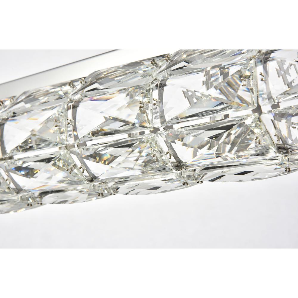 Valetta Integrated LED chip light Chrome Chandelier Clear Royal Cut Crystal. Picture 5