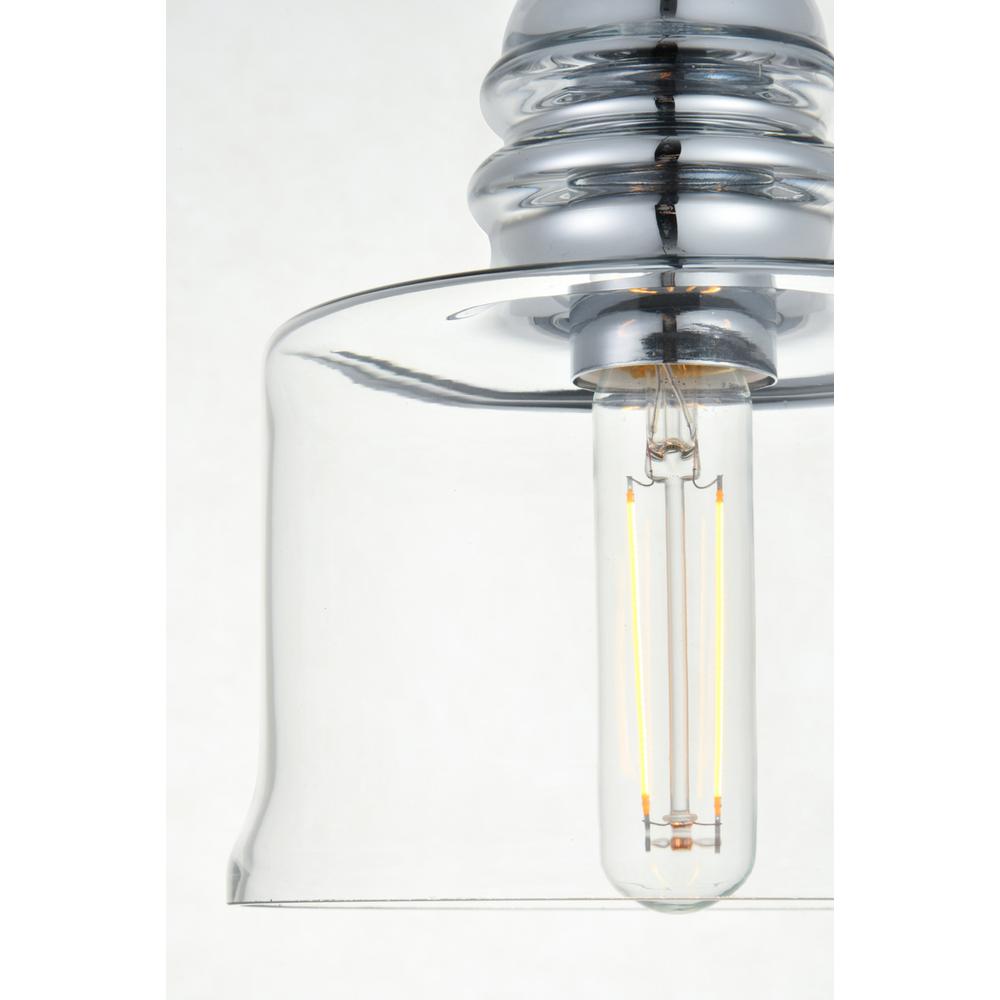 Wiley Collection Flush Mount D10in H8in Lt:4 Chrome Finish. Picture 5