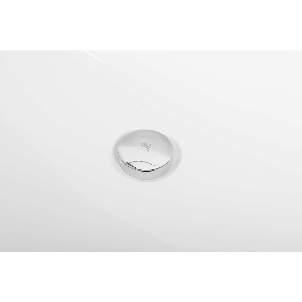 59 inch Soaking Diamond Style Bathtub in Polished Chrome. Picture 12