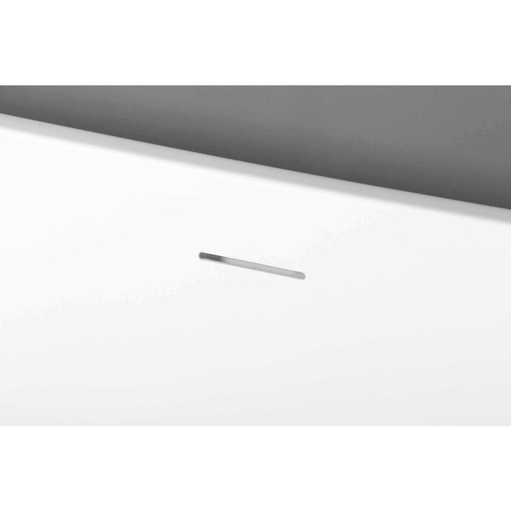 59 inch Soaking Diamond Style Bathtub in Polished Chrome. Picture 10