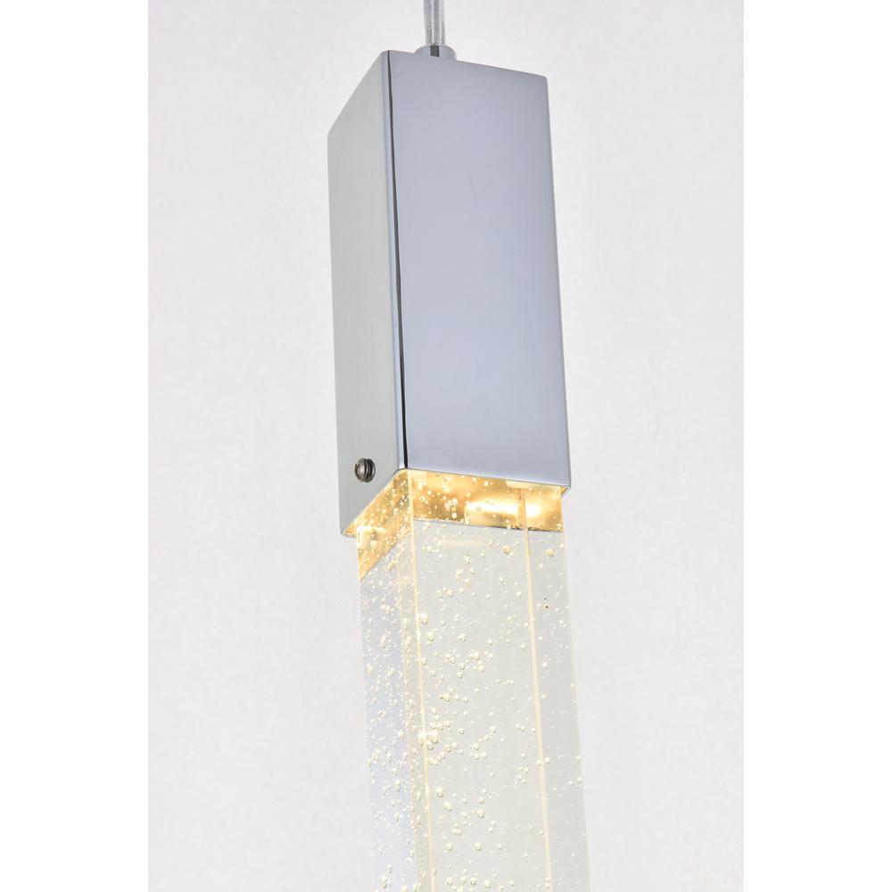 Weston 5 lights pendant in chrome. Picture 3