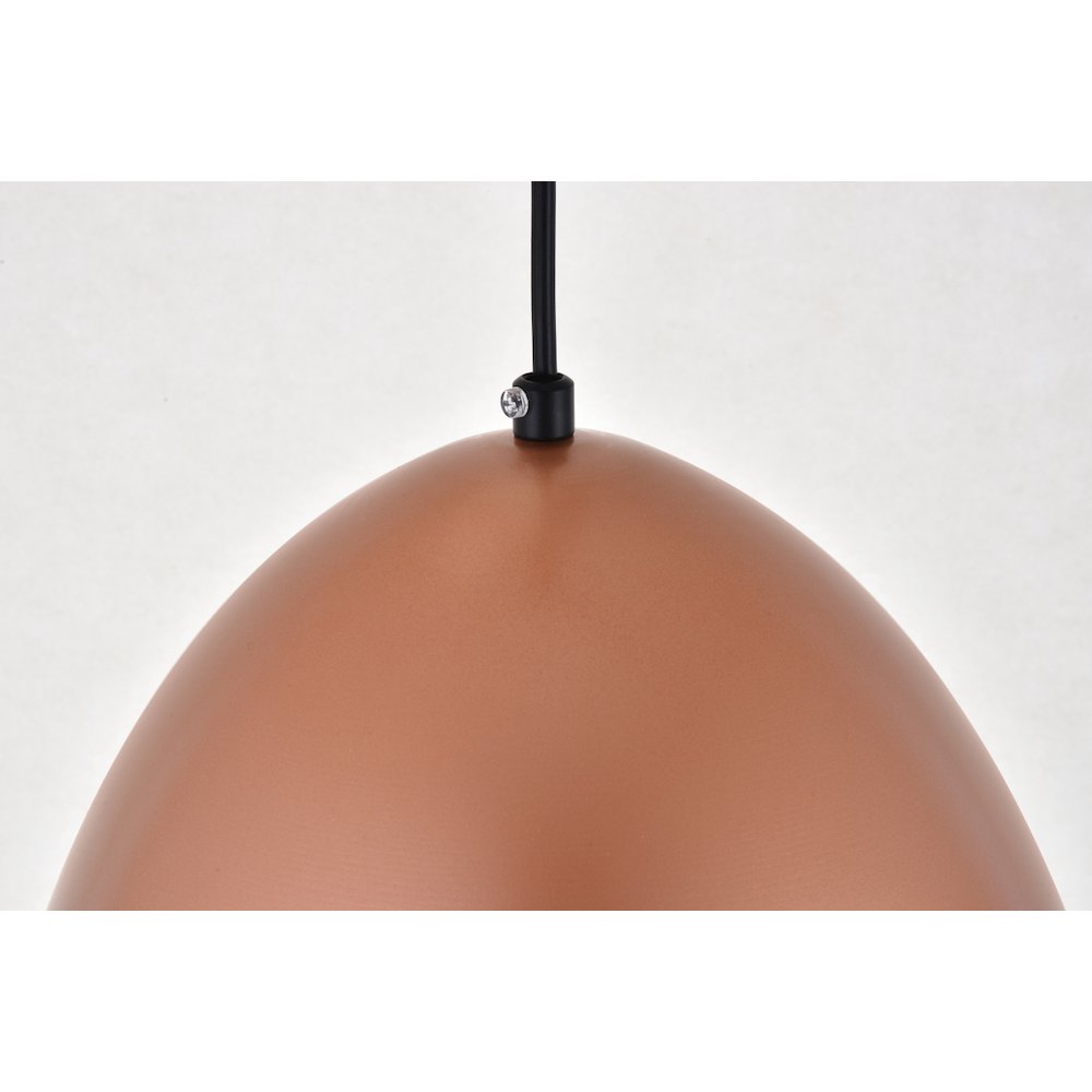 Circa 1 Light Honey Gold Pendant. Picture 5
