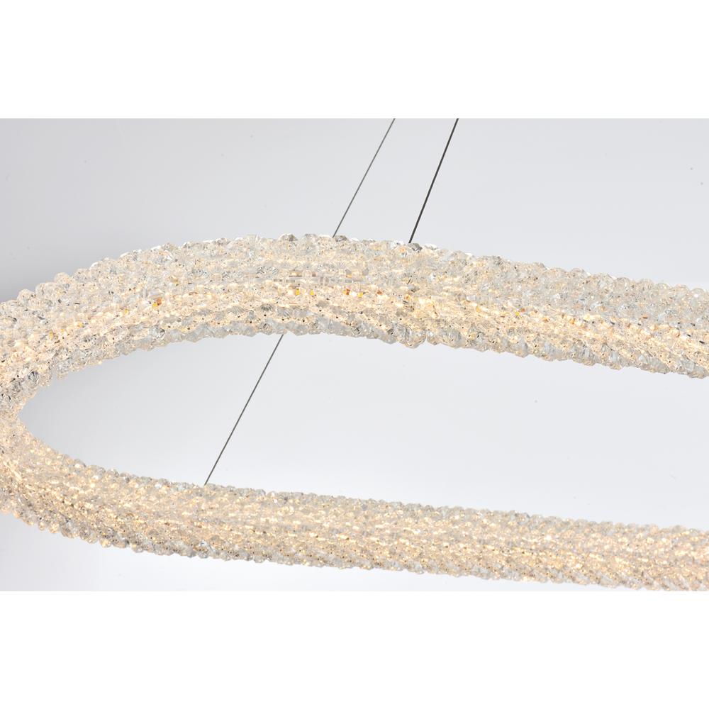 Bowen 51 inch Adjustable LED Chandelier in Satin Gold. Picture 5