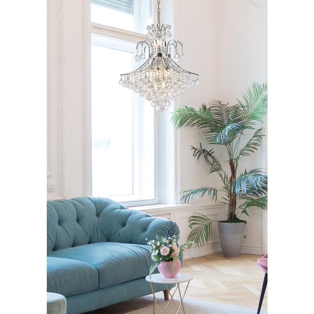 Toureg 15 light Chrome Chandelier Clear Royal Cut Crystal. Picture 7