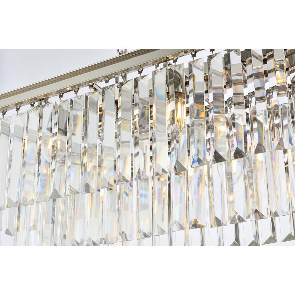 Sydney 12 light polished nickel Chandelier Clear Royal Cut Crystal. Picture 3