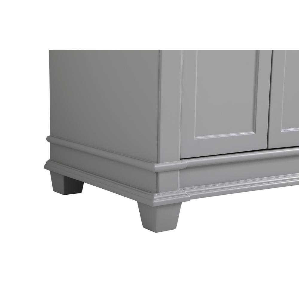 30 inch Single Bathroom Vanity set in Grey. Picture 12