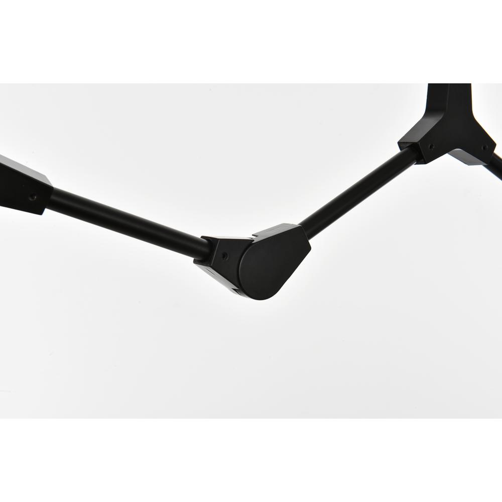 Cavoli 70 inch Chandelier in Black. Picture 4