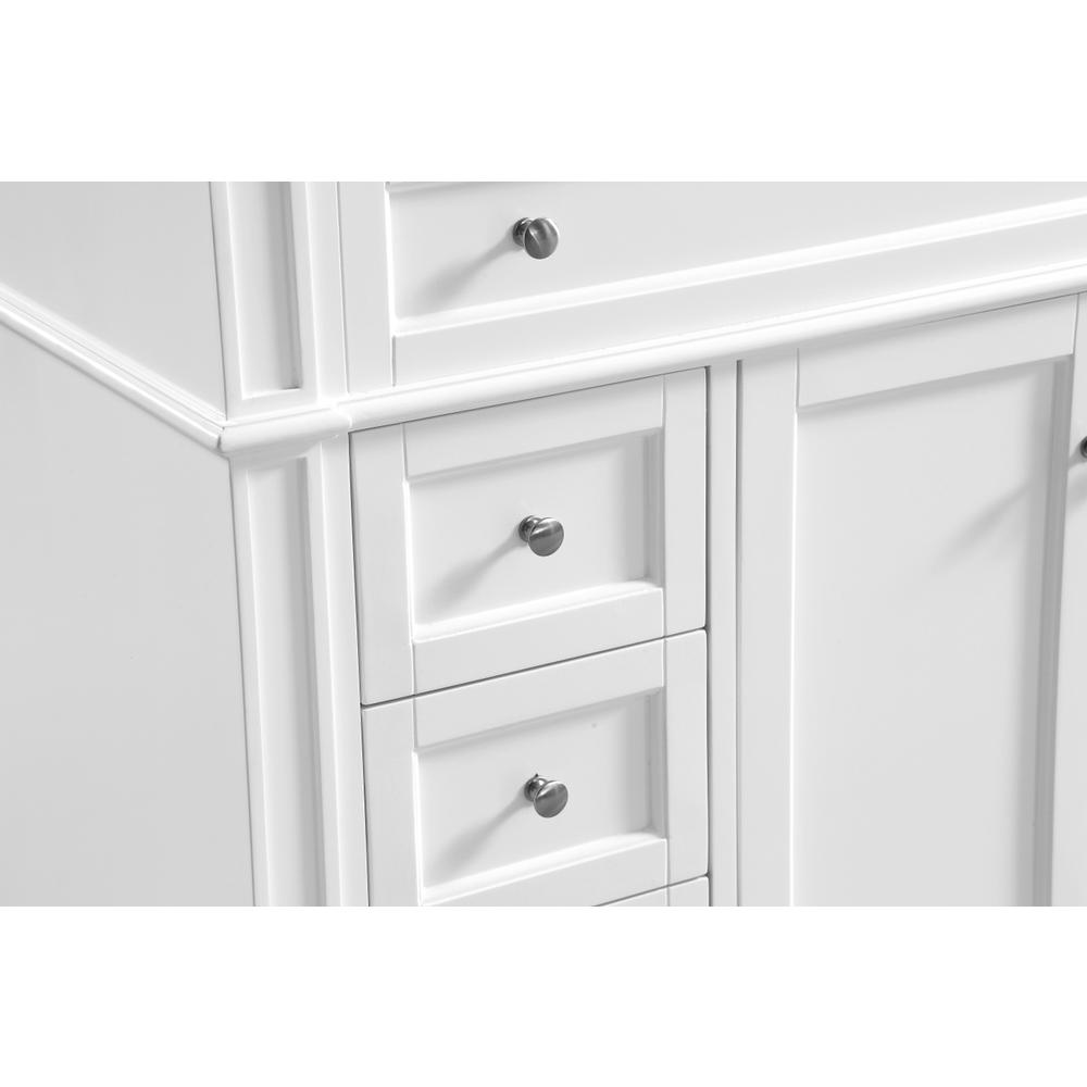 40 In. Single Bathroom Vanity Set In White. Picture 4