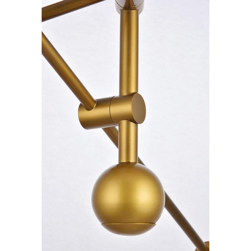 Axel 6 Lights Brass Pendant. Picture 5