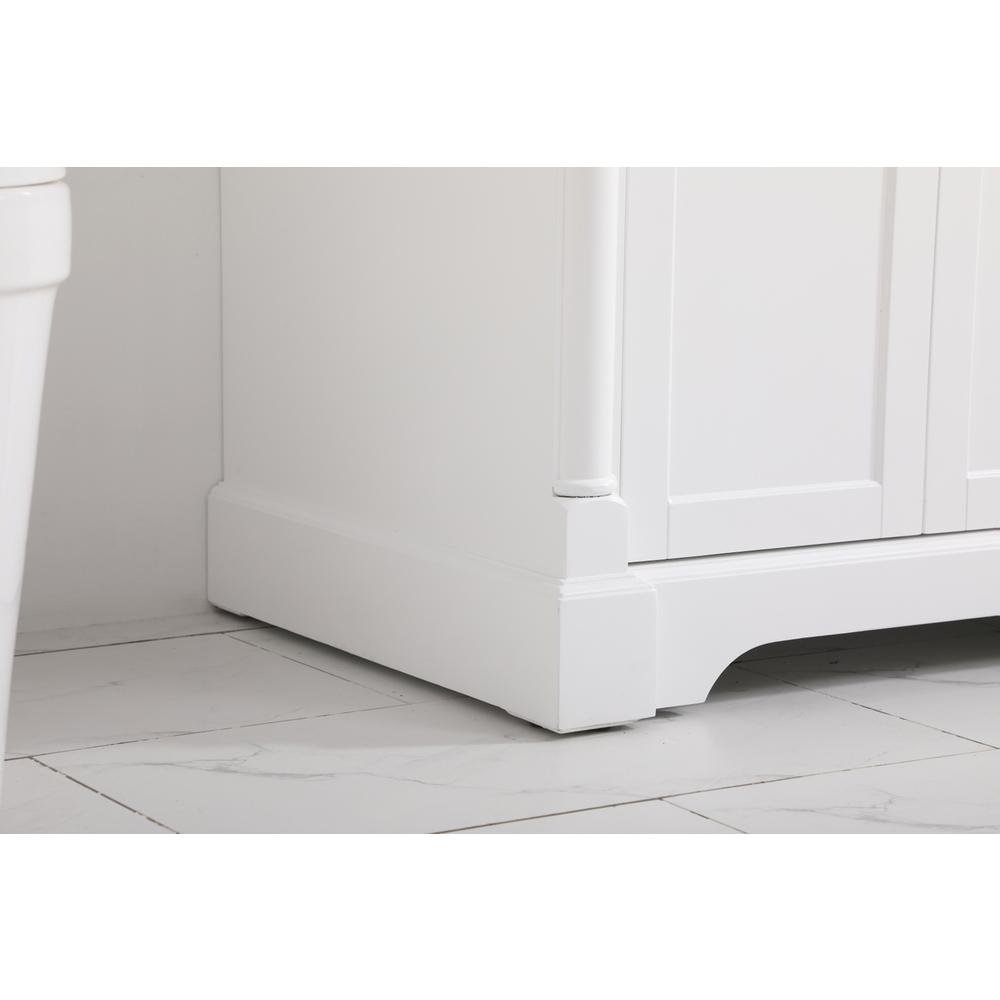 30 inch Single bathroom vanity in  White. Picture 6