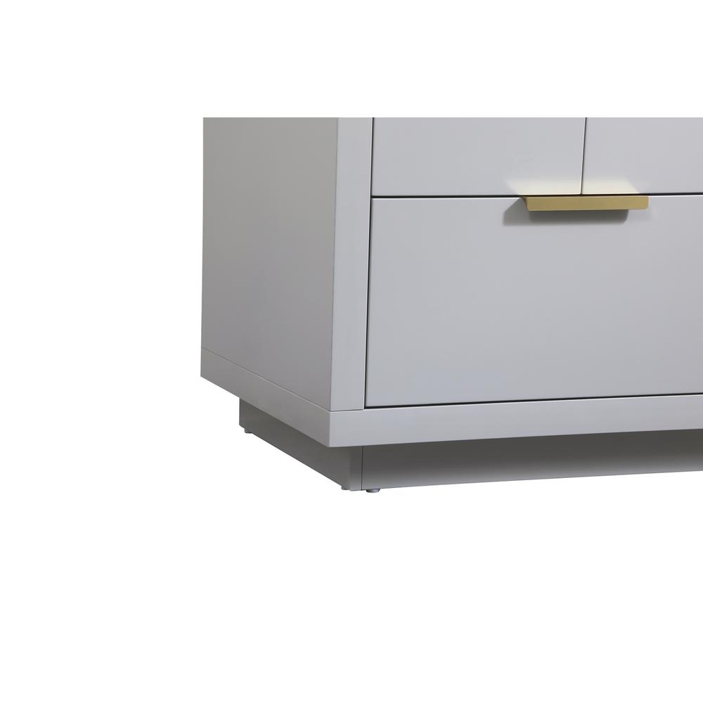 24 inch Single bathroom vanity in grey. Picture 13