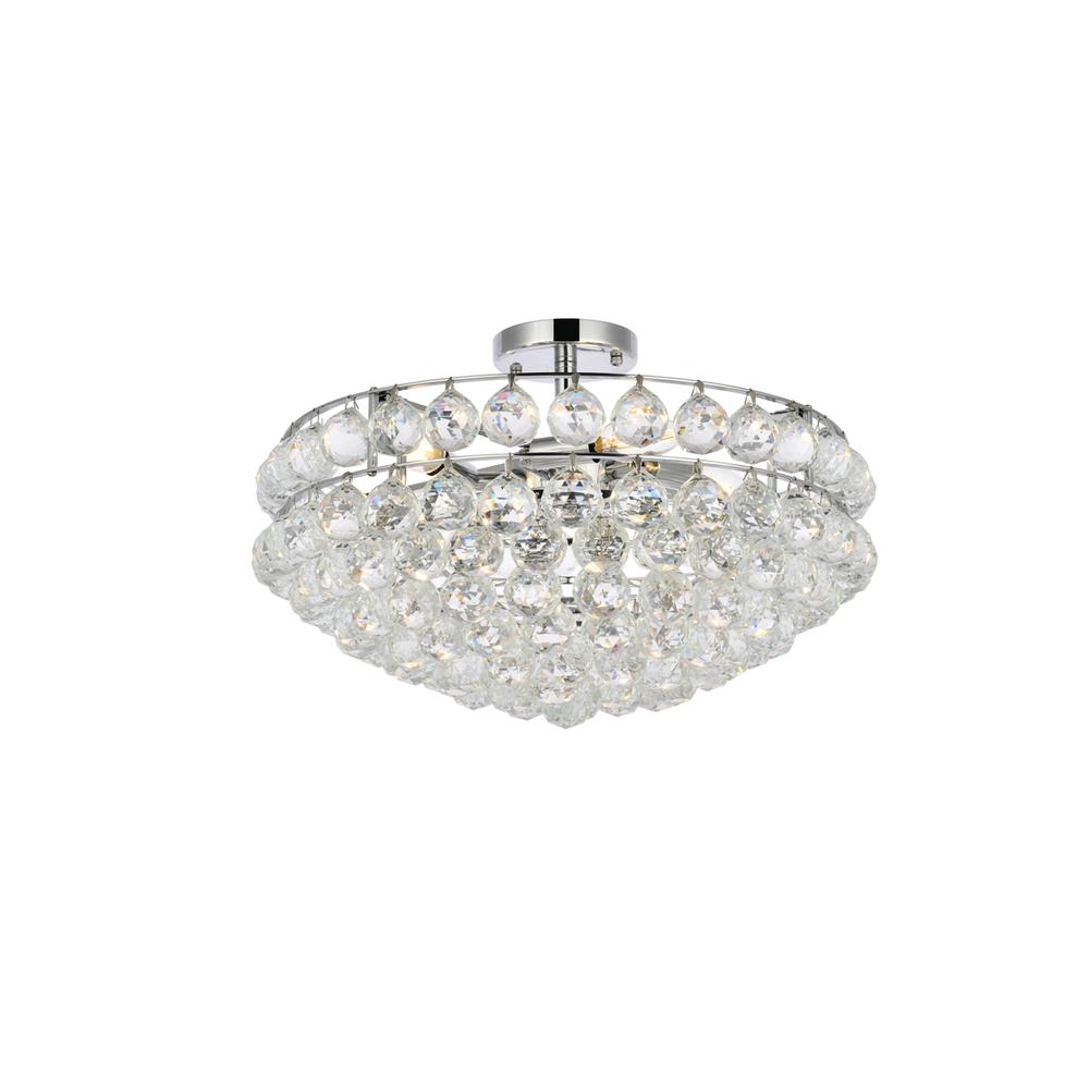 Savannah 20 inch flush mount in chrome. Picture 2