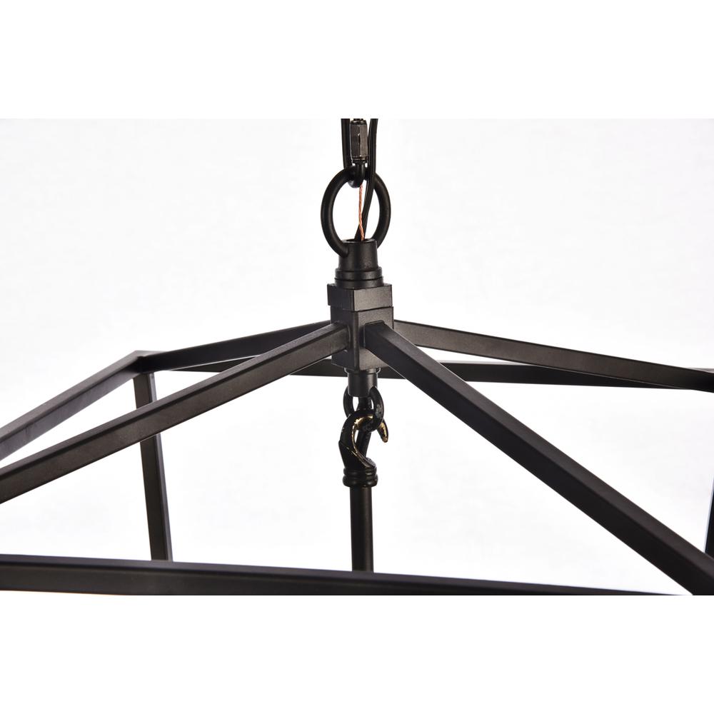 Maddox Collection Pendant D12.5 H18.25 Lt:3 Black Finish. Picture 3