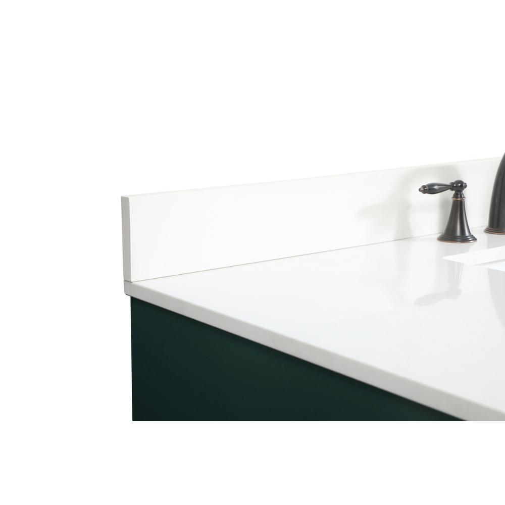 48 inch Single bathroom vanity in green with backsplash. Picture 11