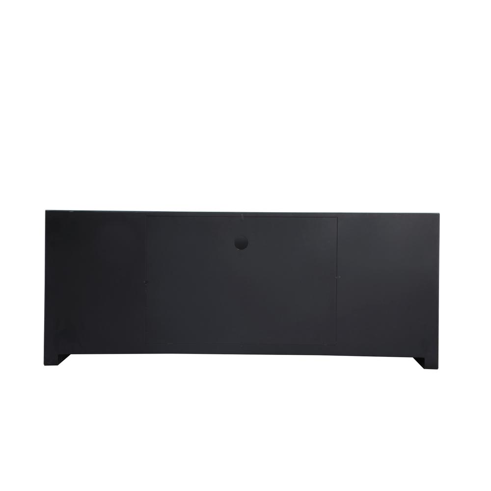 59 in.crystal mirrored TV stand with crystal insert fireplace. Picture 9