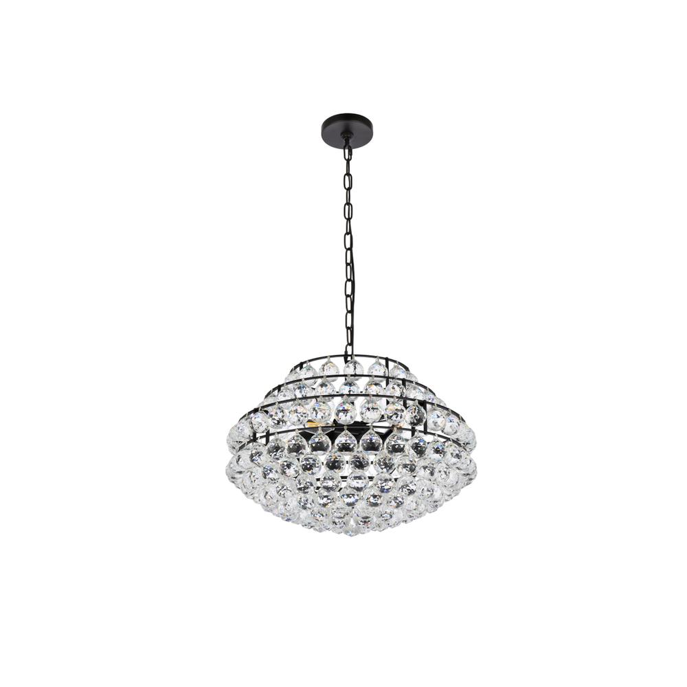 Savannah 20 inch pendant in black. Picture 6