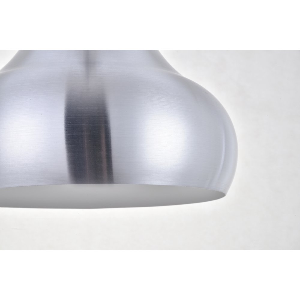 Circa 1 Light Burnished Nickel Pendant. Picture 4