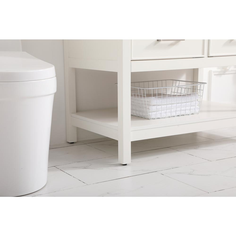 36 inch Single bathroom vanity in white. Picture 6