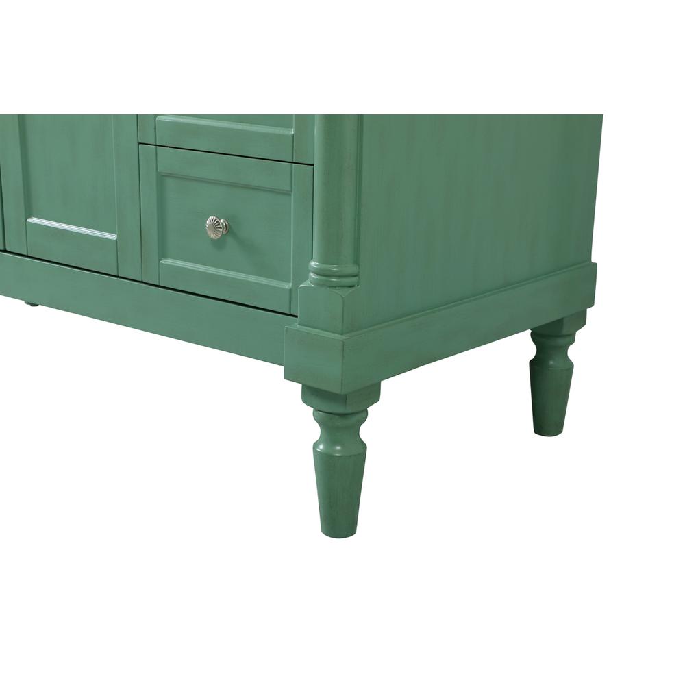 48 inch Single Bathroom vanity in vintage mint. Picture 13