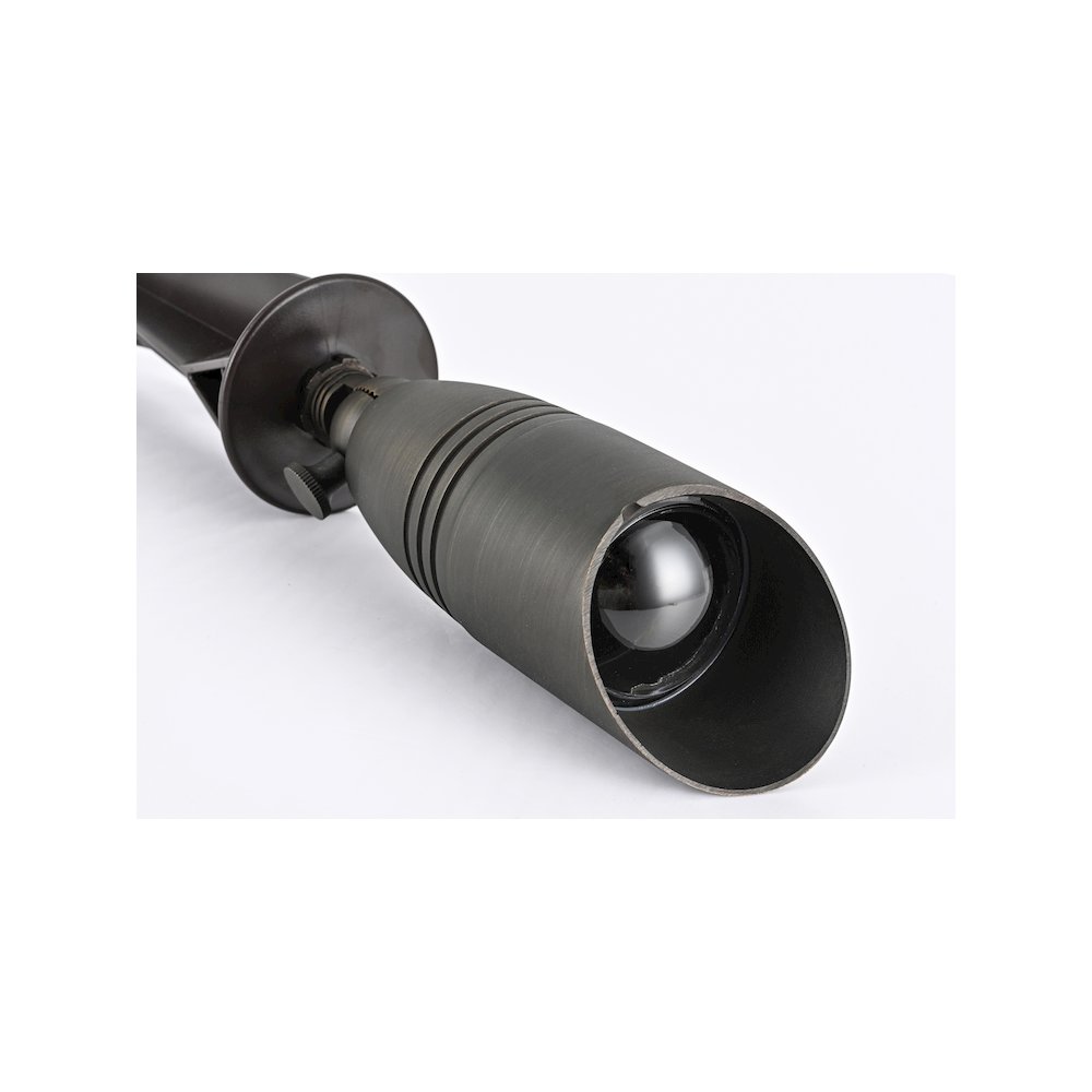 Outdoor 12V Cast Brass spot light 3 inch Wide x 8.5 inch High in Dark Bronze. Picture 4