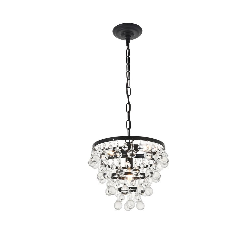 Kora 3 light Black Pendant. Picture 5