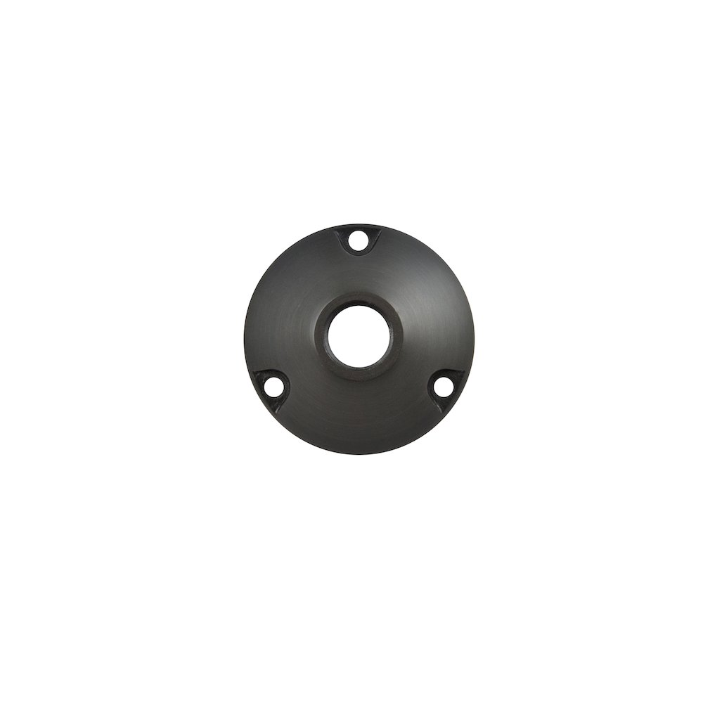 Outdoor Cast Brass surface mount 2.75 inch Wide x 1 inch High in Dark Bronze. Picture 1