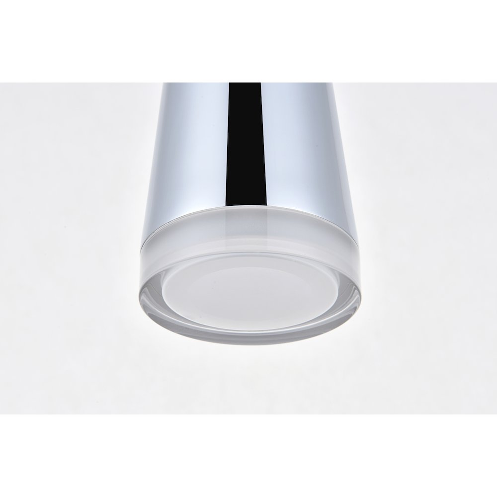 Fantasia 5 Light Chrome Led Pendant. Picture 11